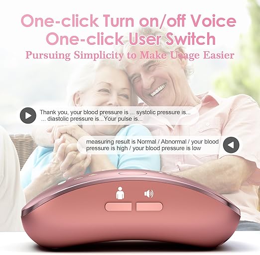 Blood Pressure Monitor - HD TouchScreen For Effortless Instant Tracking