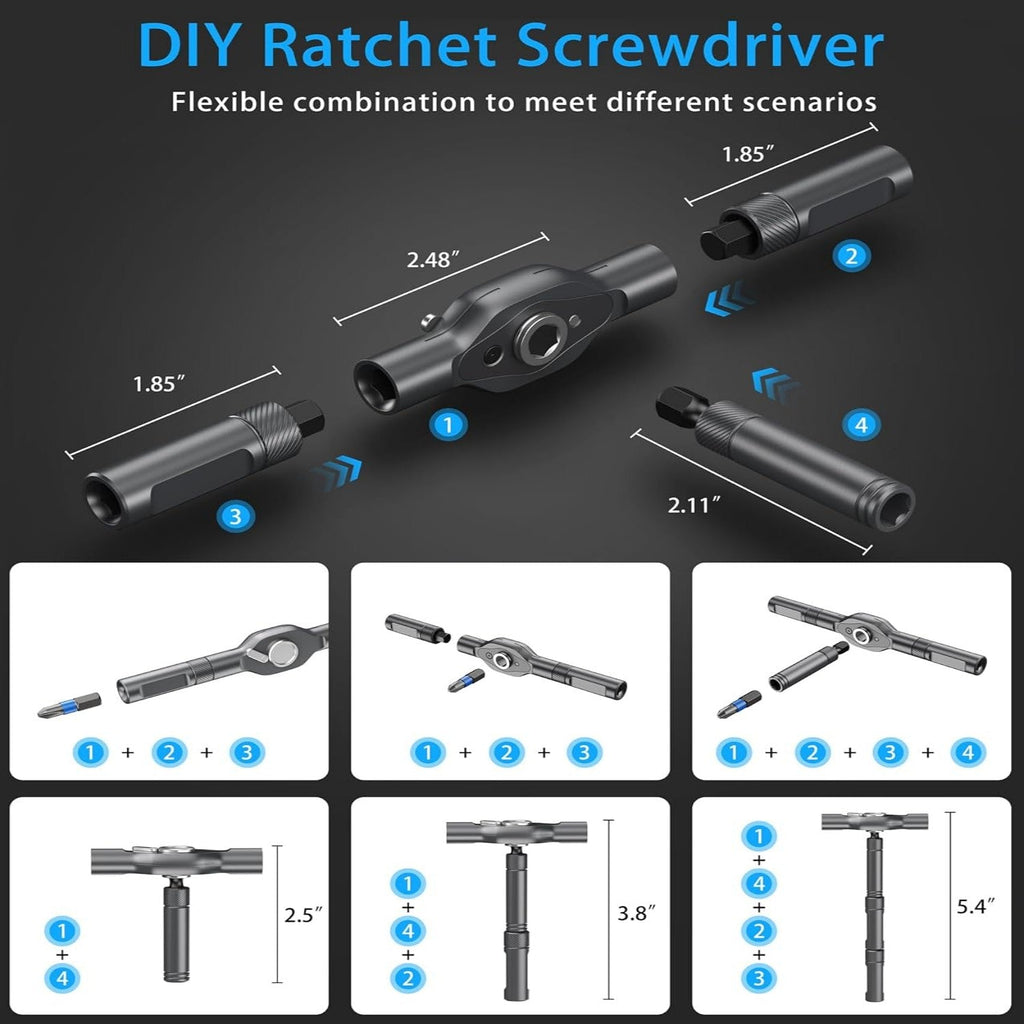 Fix Anything, Anytime - 24 Tools inOne Screwdriver